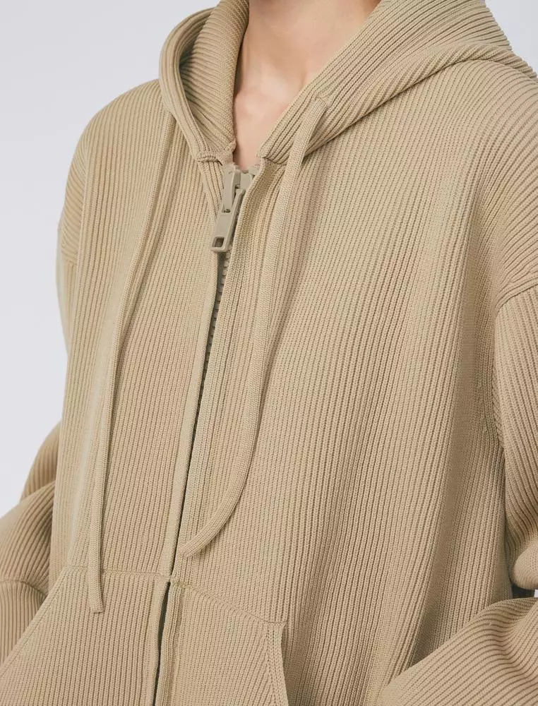 Midi Hooded Cardigan Sweater