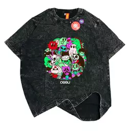 Black Wash, Gray, White. Black