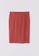 Terranova red Women's Fitted Midi Skirt D1563AA9577AC6GS_1