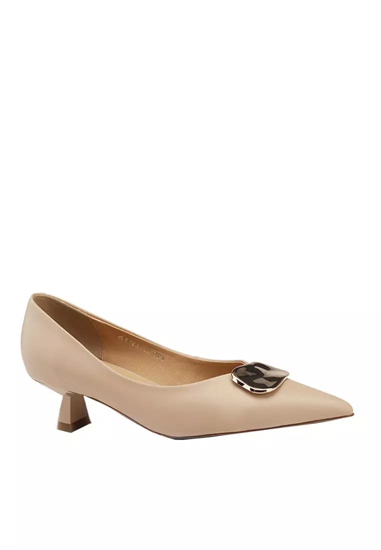 Discount on Twenty Eight Shoes  shoes - SKU: VANSA Fashion Sheep Leather Buckle Pumps VSW-H02271277