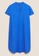 MARKS & SPENCER blue M&S Linen Rich V-Neck Short Sleeve Shift Dress 5882AAA3D7B928GS_1