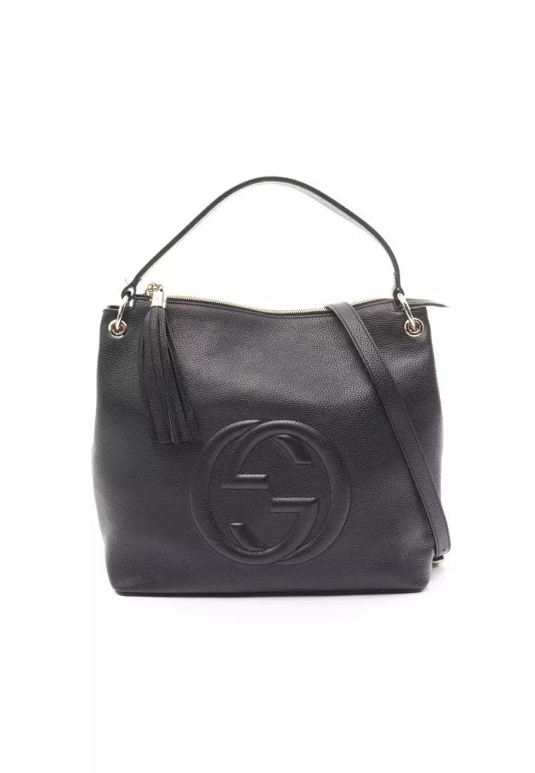 Gucci black tassel bag hot sale