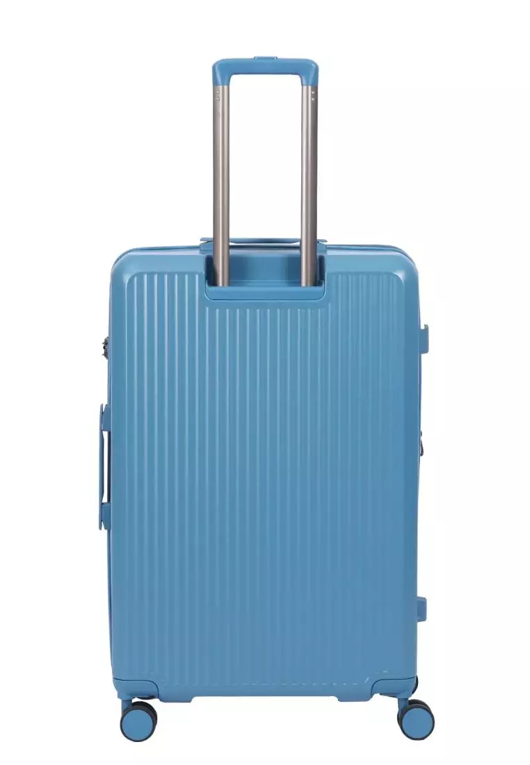 Crossing VIVE Polycarbonate Expandable Large Luggage V2 - Blue