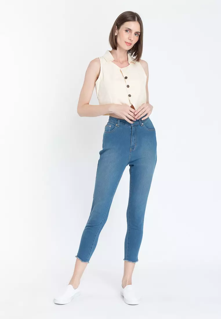 Zalora high best sale waist jeans