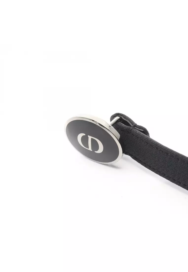 Buy Christian Dior Pre-Loved Christian Dior CD logo belt leather