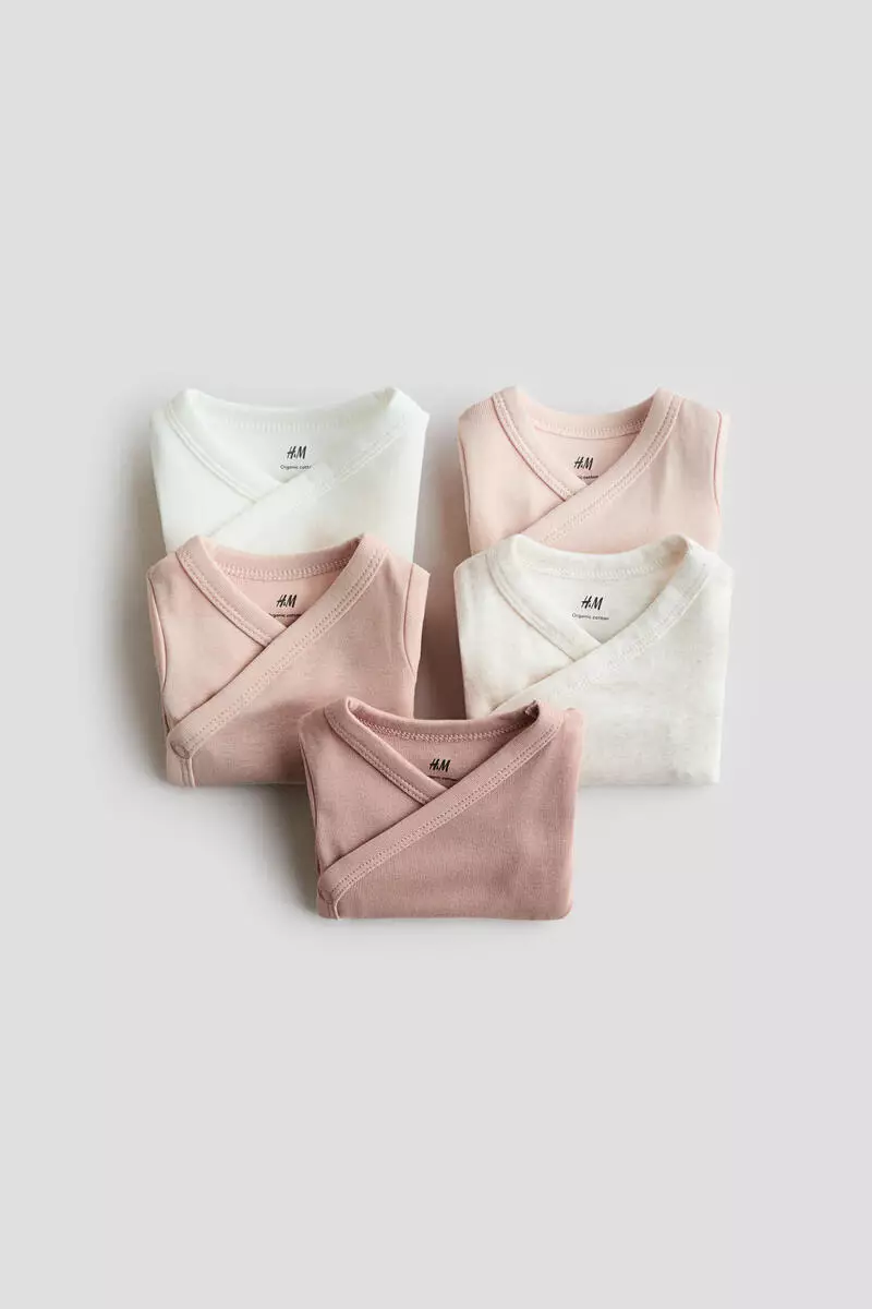5-pack cotton bodysuits