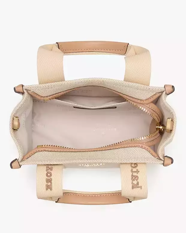 Kip Canvas Mini Tote Light Fawn Multi