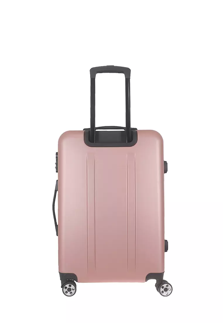 Koper - Trolley Case Polo Design 16501-08 - 24 inch Rose Gold