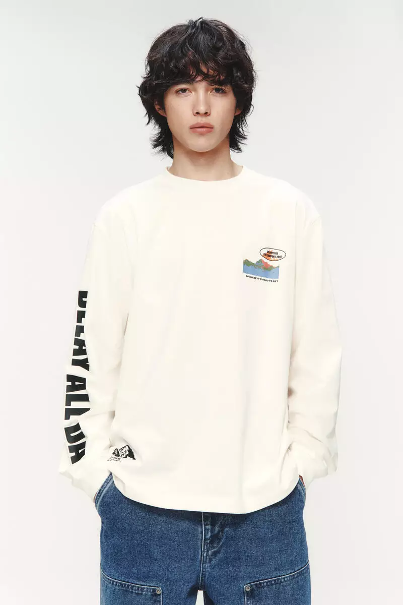 Loose Fit Long-sleeved top