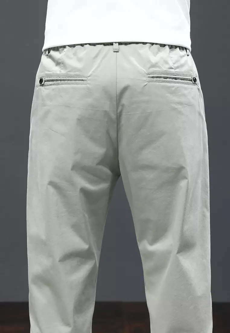 Ice Silk Feeling Cropped Pants AY-L808