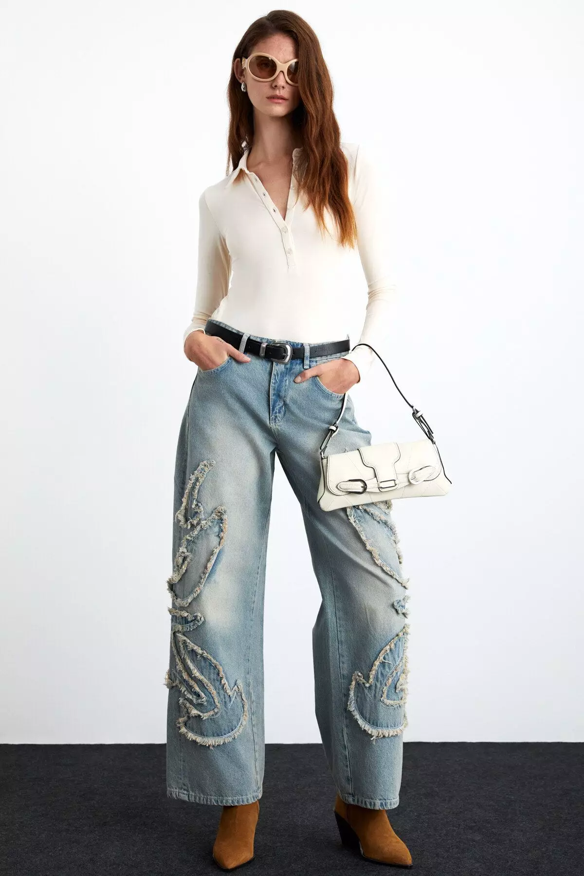 Polo Collar Slim Fit Top