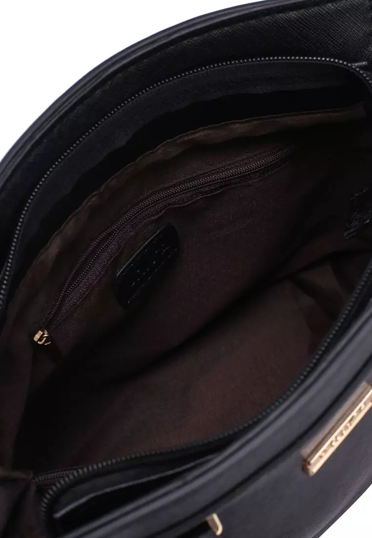 Saffiano Convertible Top Handle Bag