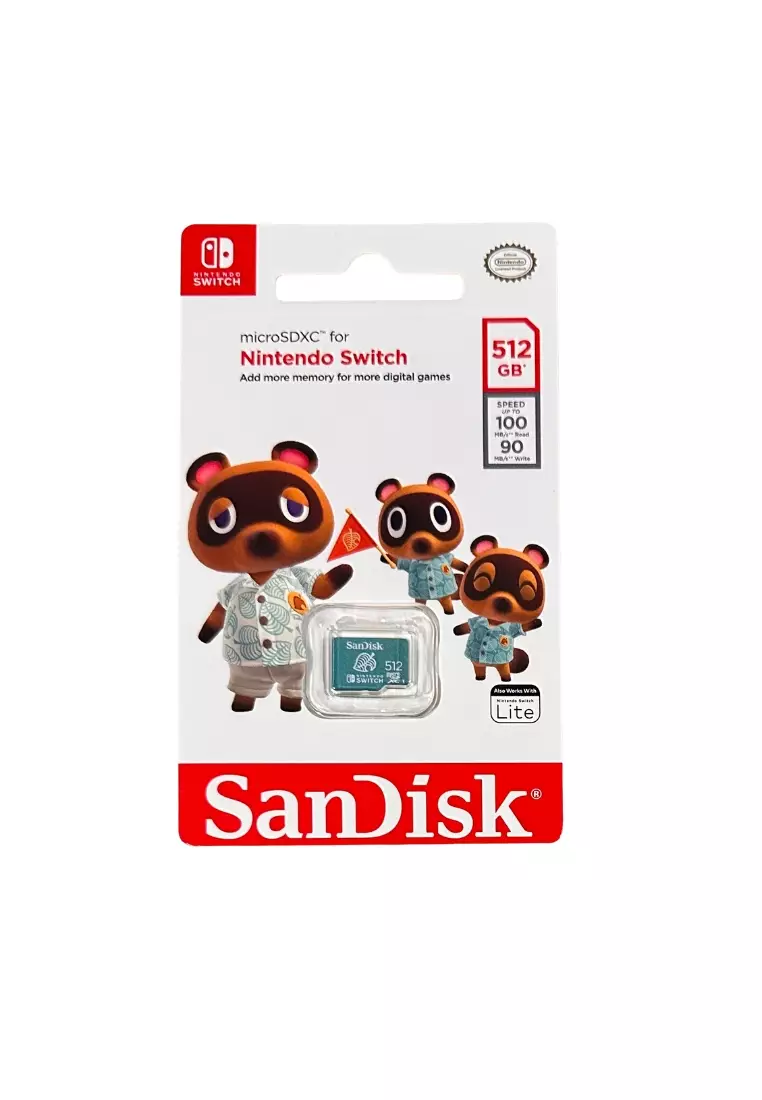 Nintendo switch 512gb micro deals sd card
