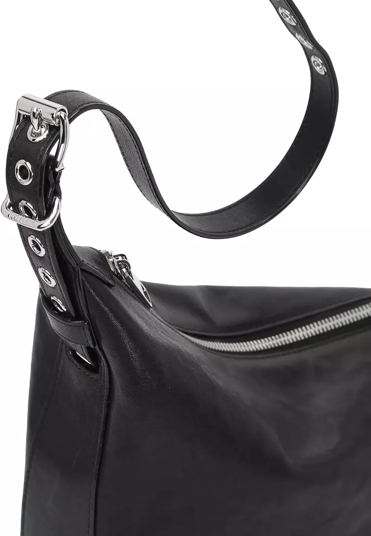 Abstract 單肩斜背袋 - 黑