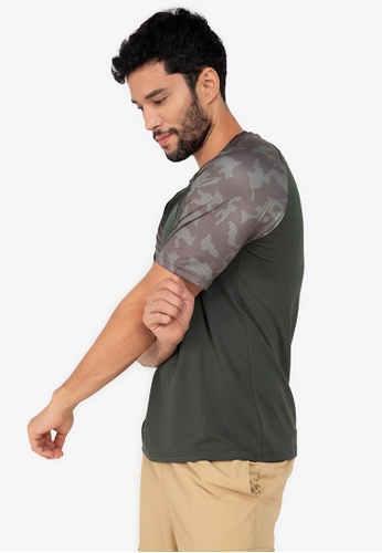 ZALORA ACTIVE multi Printed Sleeve Detail T-Shirt 459D0AAA456803GS_1
