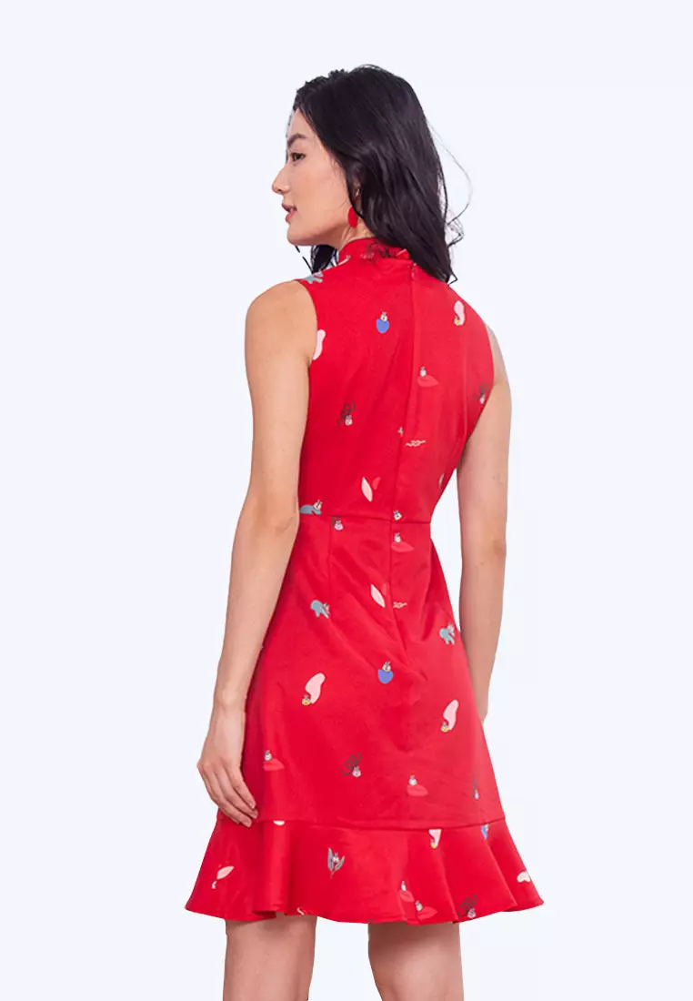 Buy L'zzie DISNEY X LZZIE TSUM TSUM BUNNY DETACHABLE COLLAR CHEONGSAM