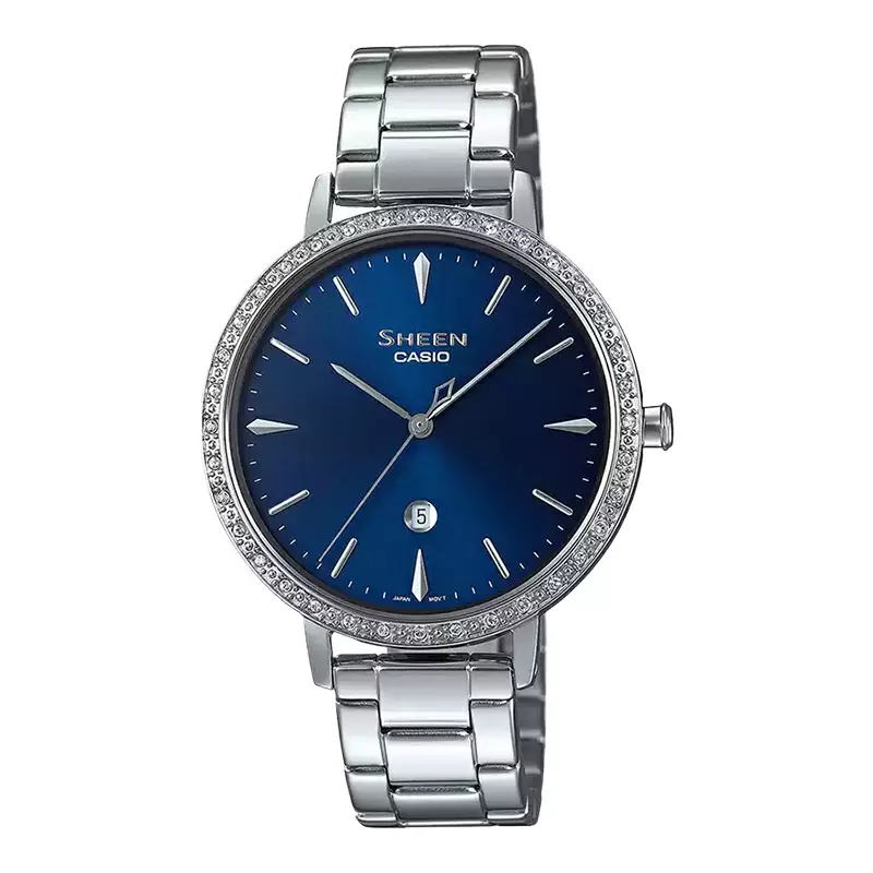 Jual Casio Jam Tangan Wanita Casio Sheen SHE-4535YD-2AUDF Blue