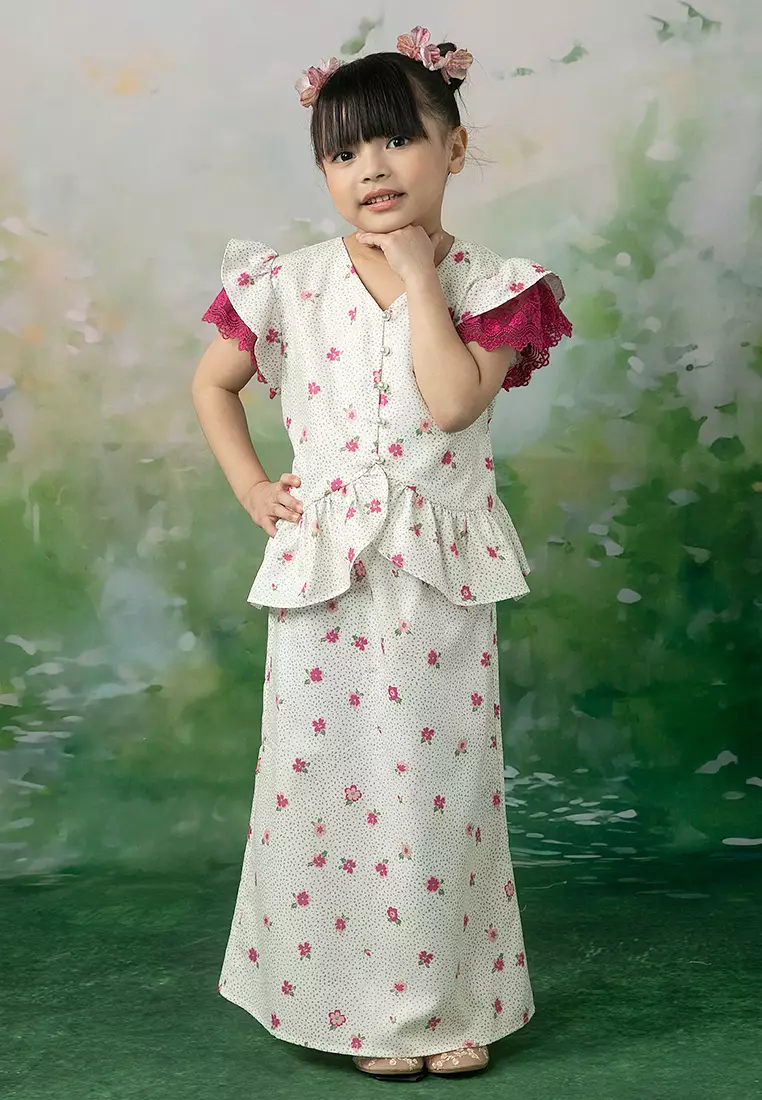 Hasna Top with Skirt Set