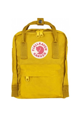 warm yellow kanken mini backpack