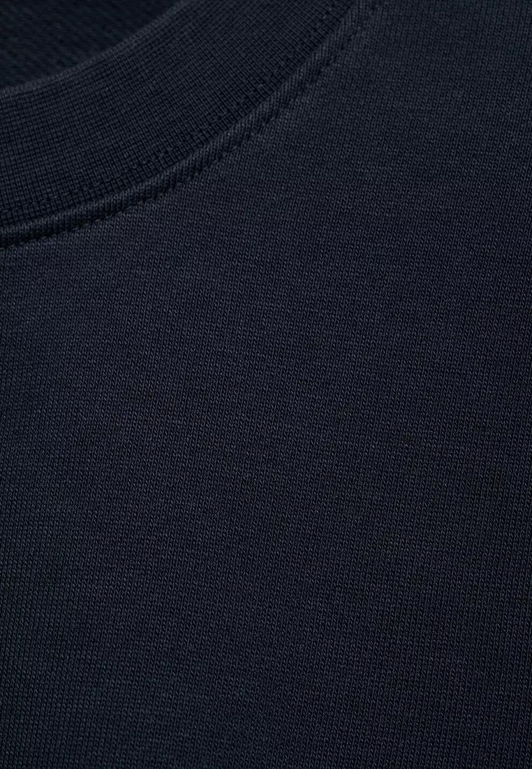 100% Cotton Text Sweatshirt