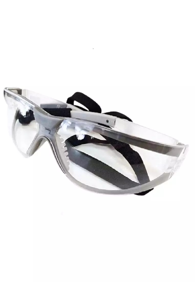 Ells Kacamata Safety Googles Anti Fog Dust Pria Dan Wanita Material Polycarbonate ORIGINAL - White