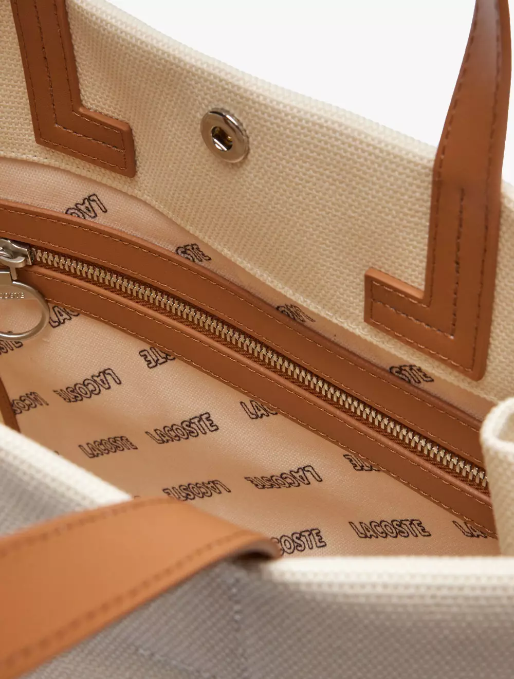 Hertiage Canvas Cotton Tote Bag - Brown