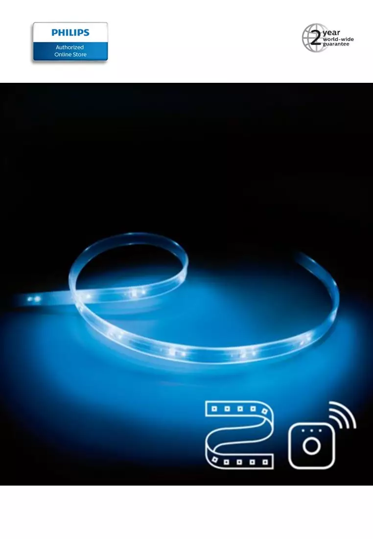 Buy Philips Philips Hue LightStrip Plus Extension Version 4, 1m Dimmable LED Smart Light