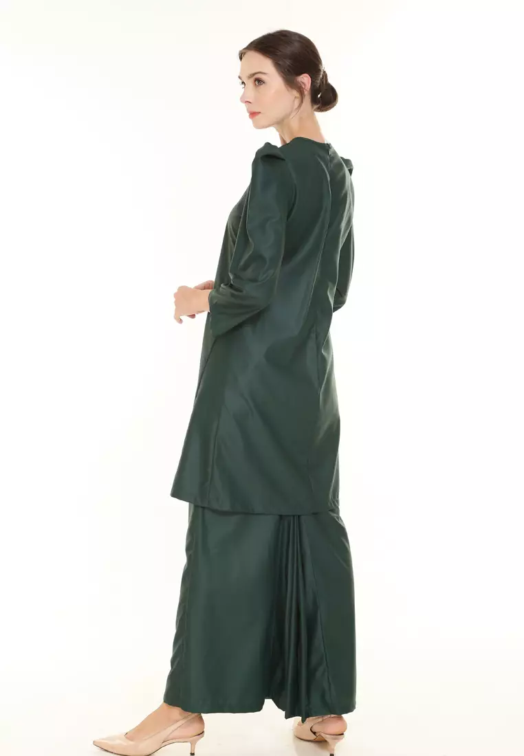 Yarra Kurung Modern in Emerald Green