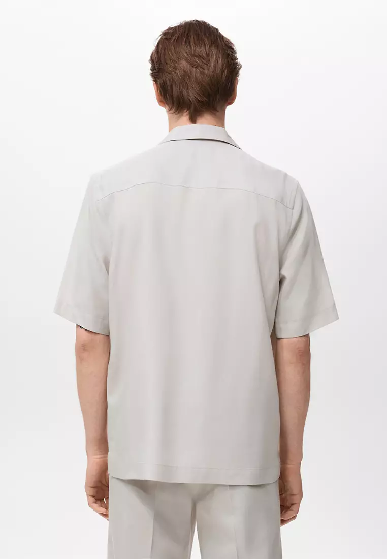 Regular-Fit 100% Tencel Shirt