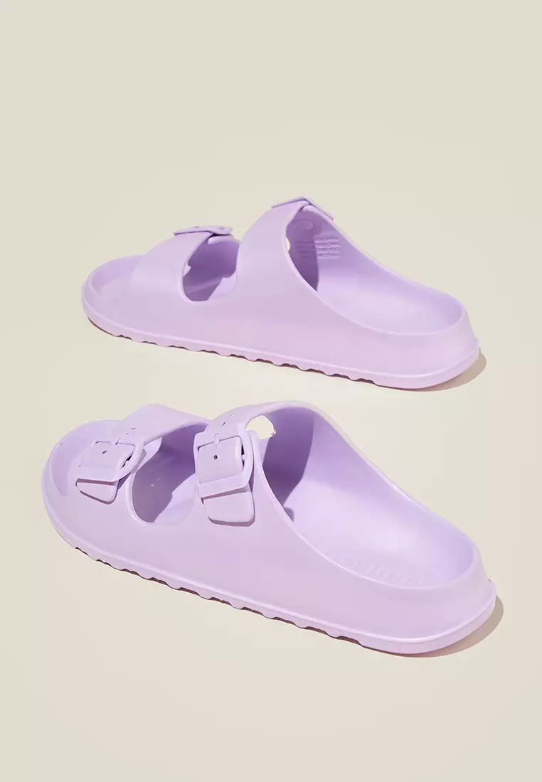 Bronte Double Buckle Slide Sandals
