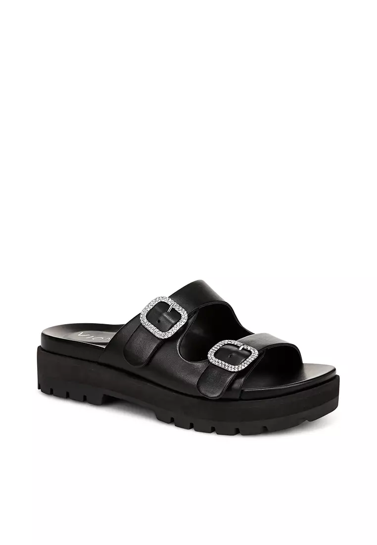 Discount on Vionic  shoes - SKU: Onyx Capitola Crystal Women's Sandals