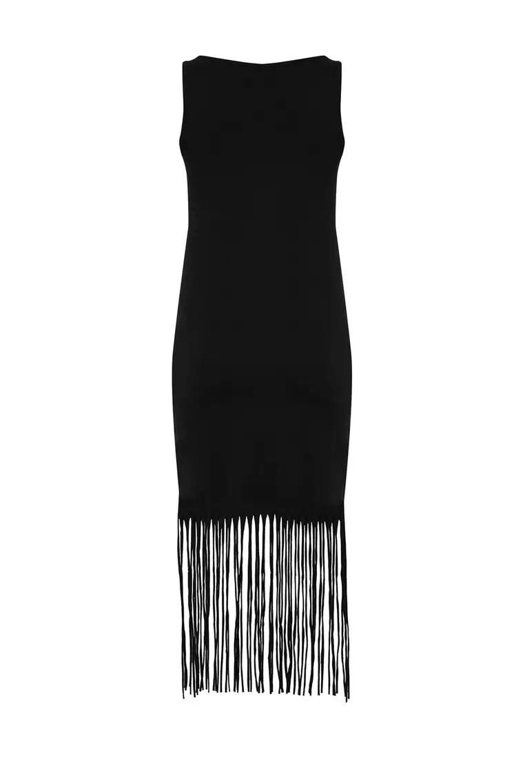 Fringe Midi Dress