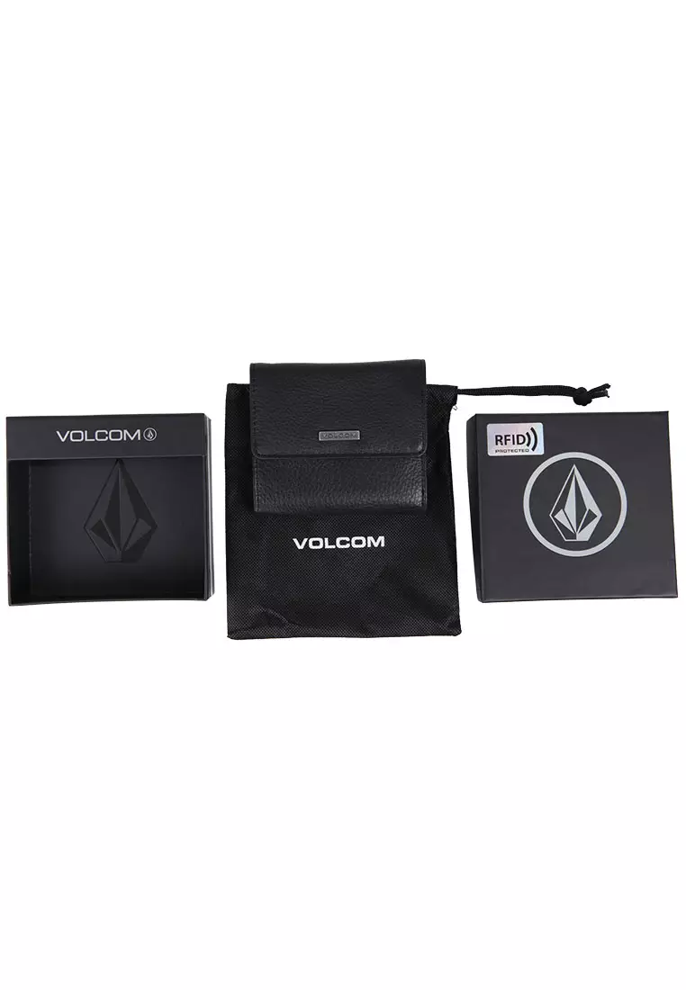 GLW MINITRIPI LEATHER WALLET BLACK