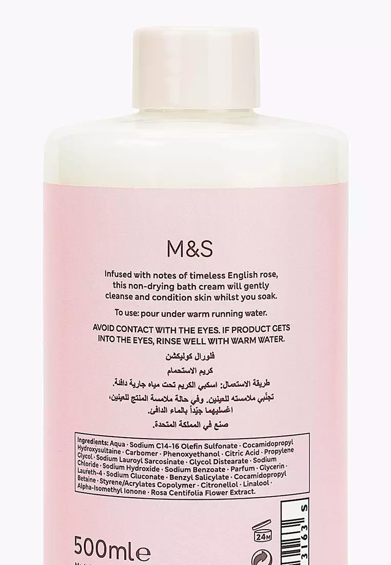 Marks & Spencer Rose Bath Cream 500ml