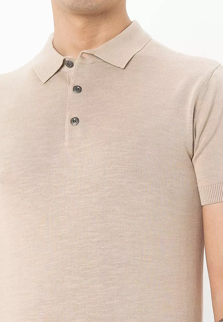 Knitted Polo Shirt
