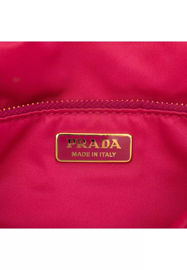 Pre-Loved Prada Tessuto Chain Flap Crossbody