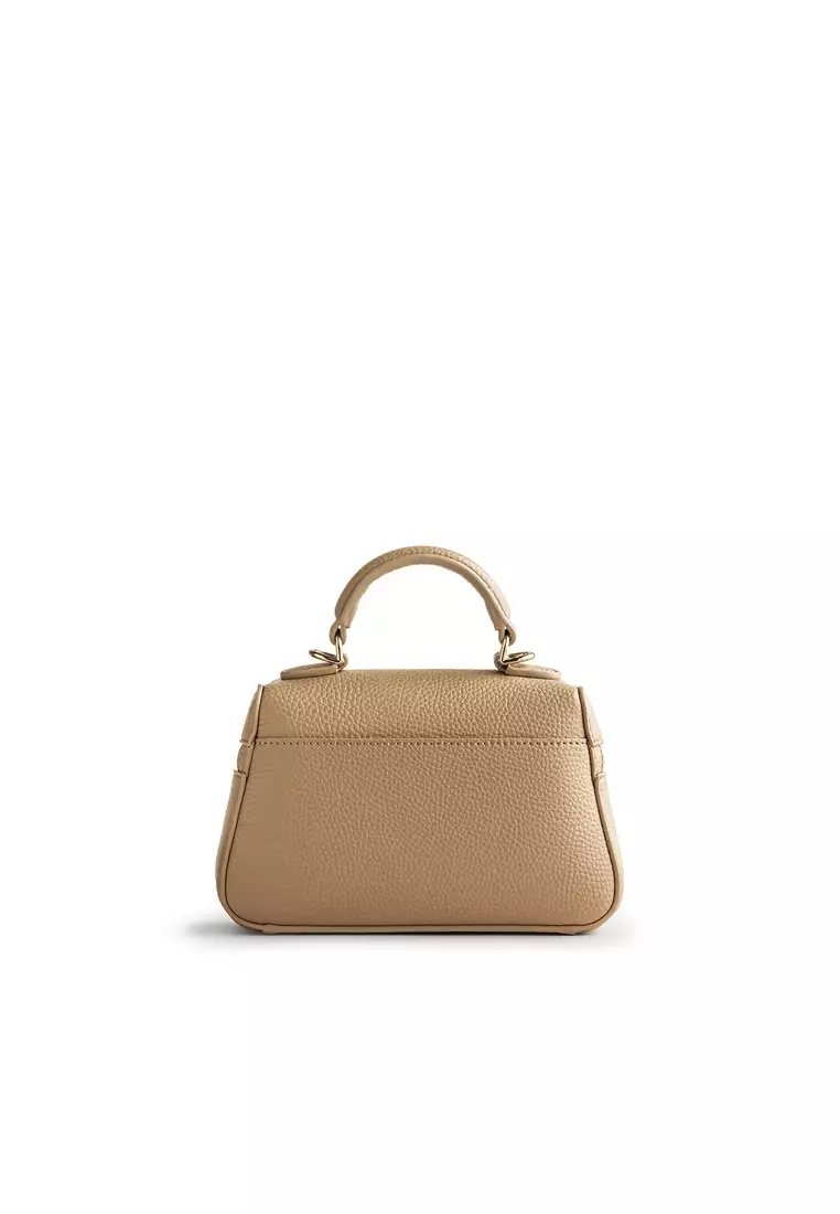 Zipzip Vanity Bag Togo - Dark Nude