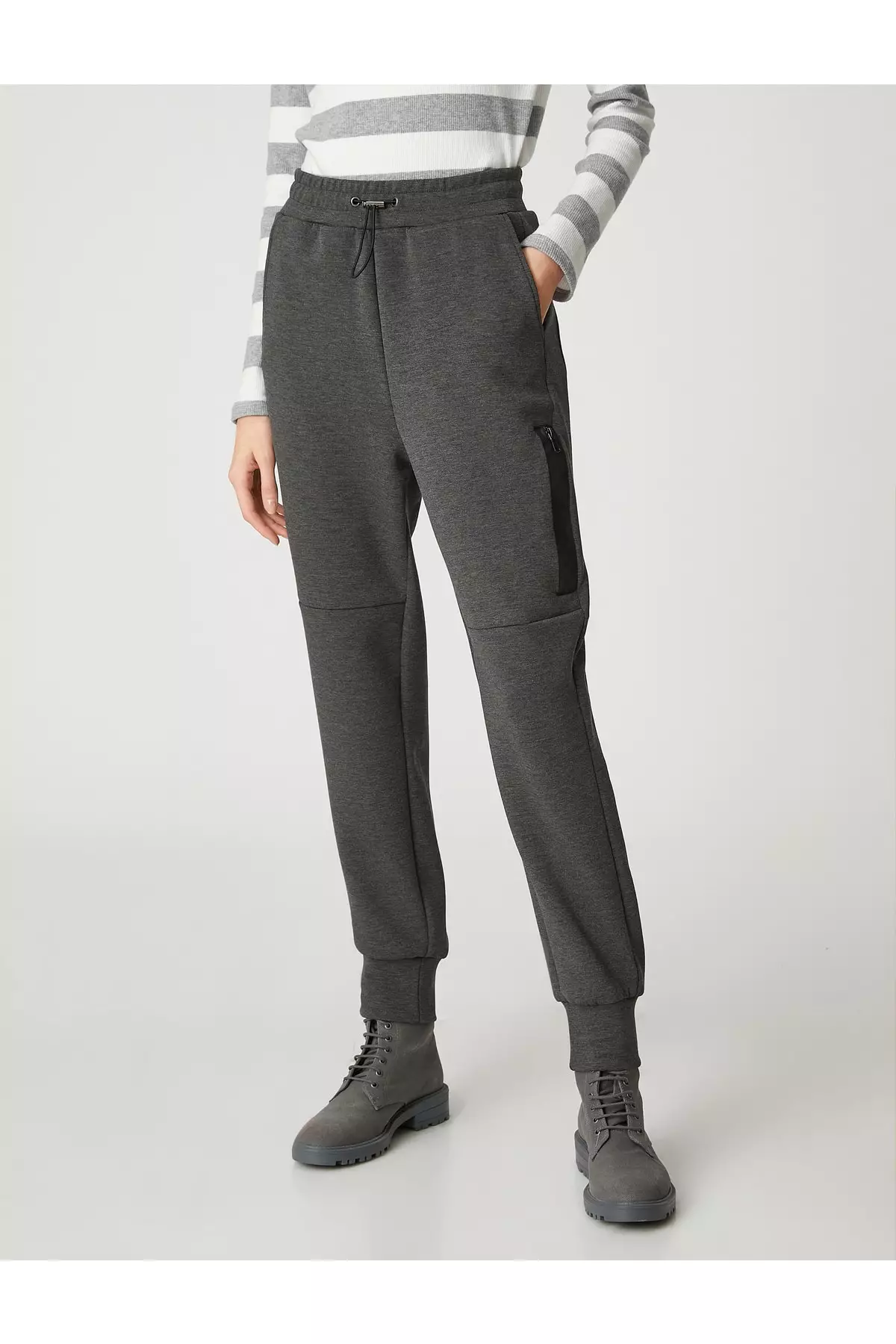 Tie waist online jogger pants