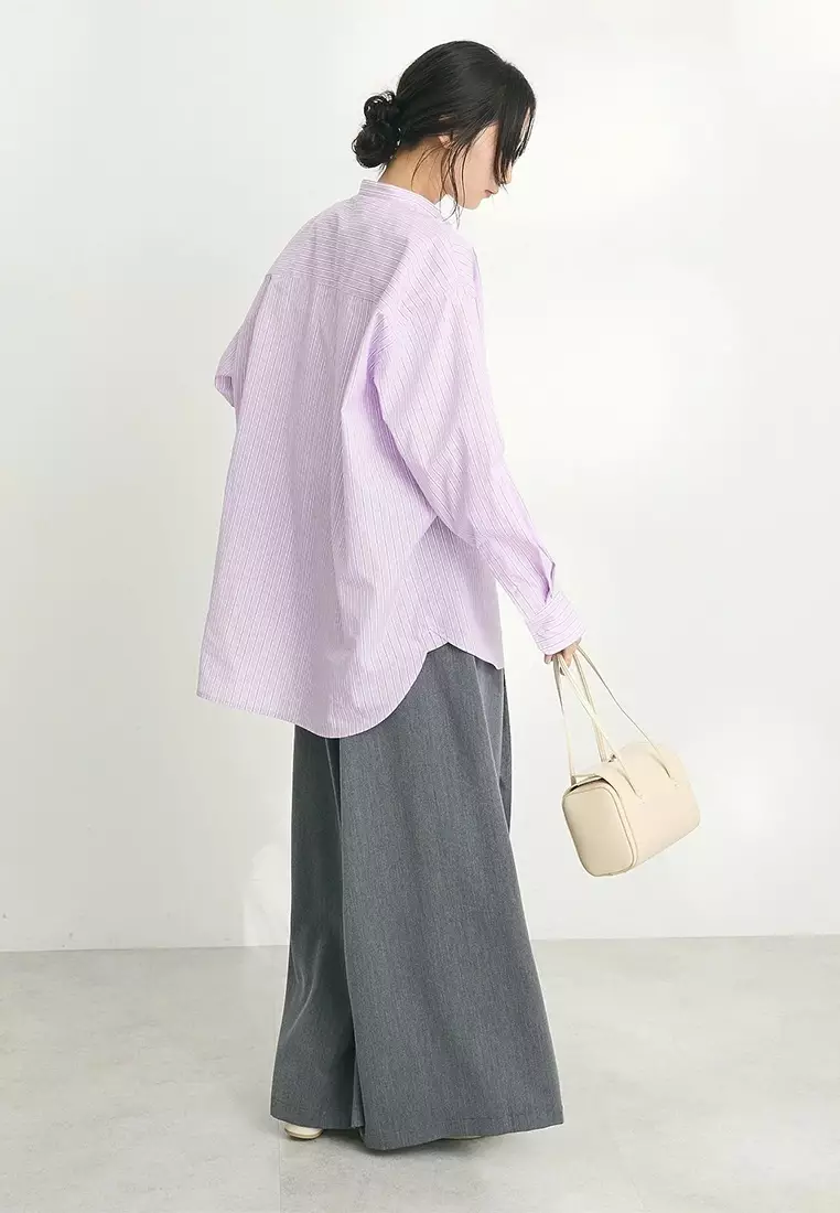 Craft Standard Boutique - Hayato Band Collar Shirt
