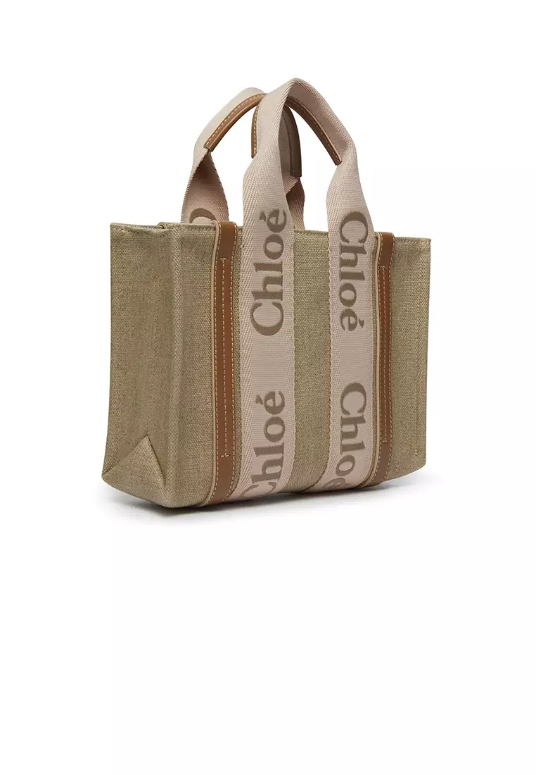 Small Woody Tote Bag Blushy Beige CHC23AS397L1726Y