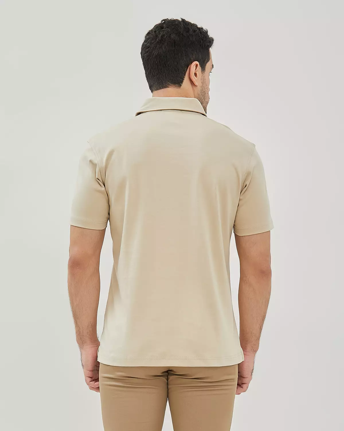 MEN'S CREAM POLO SHIRT