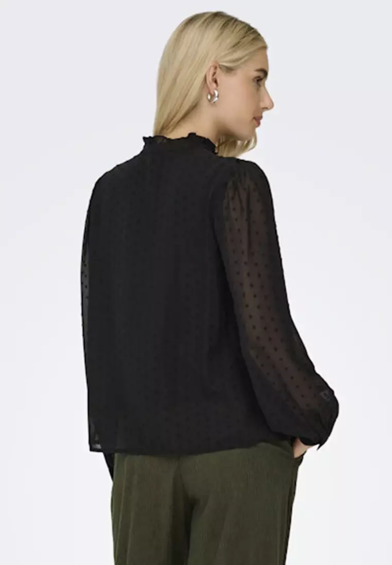 Long Sleeves Woven Top