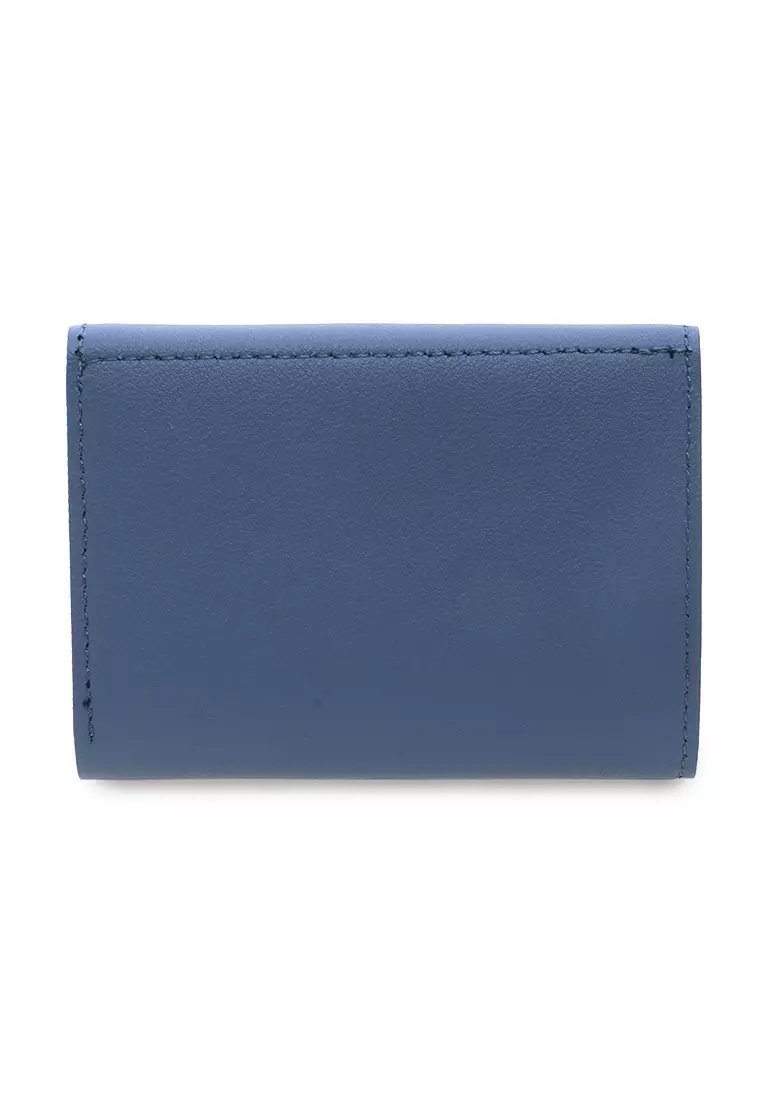 Small Wallet Design Simple Dompet Mini Wanita Premium Quality - Biru