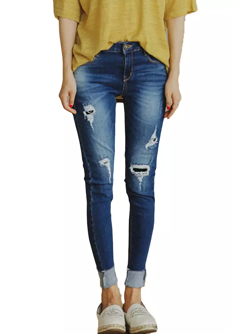 Buy Its Me Korean Fashion Skinny Jeans 2025 Online ZALORA