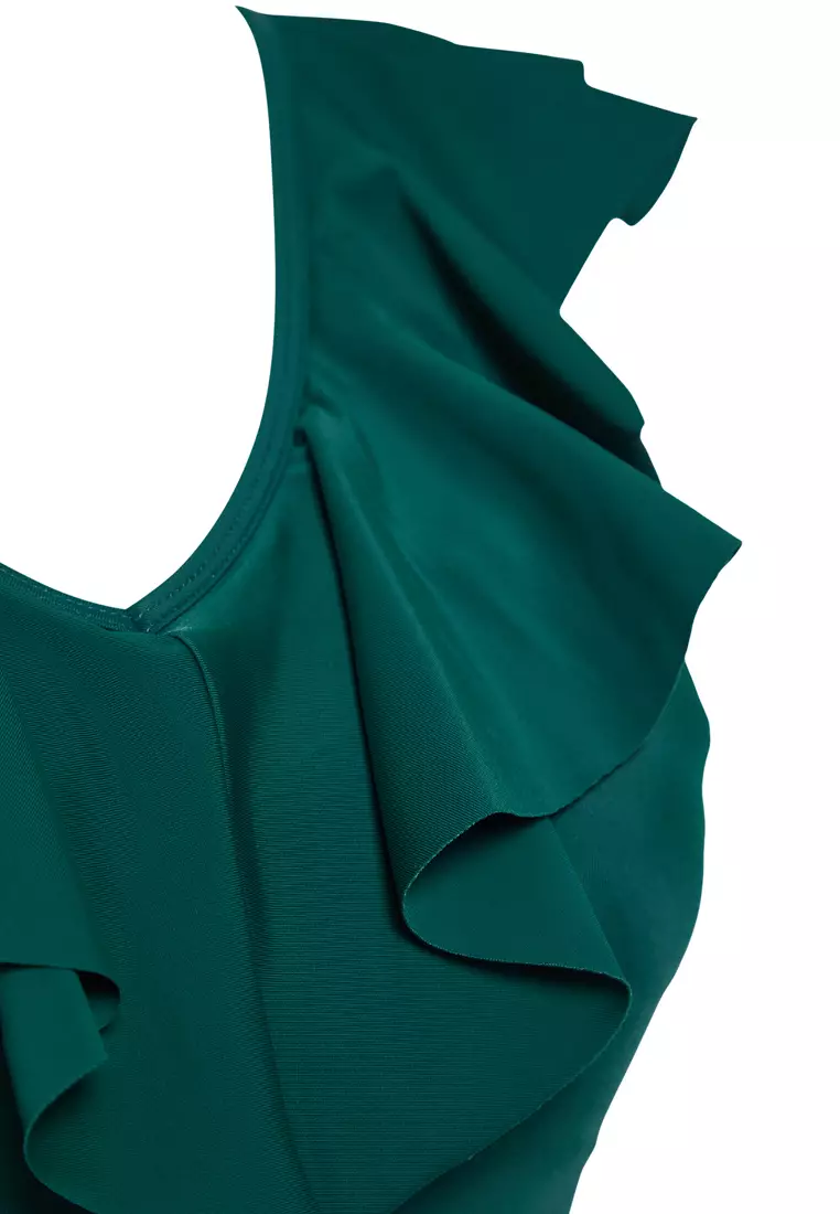 Buy Trendyol Plus Size Ruffle Swimsuit 2025 Online ZALORA