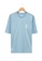 LC Waikiki blue Oversize Printed Combed Cotton T-Shirt 8D05CAA4093C0CGS_1
