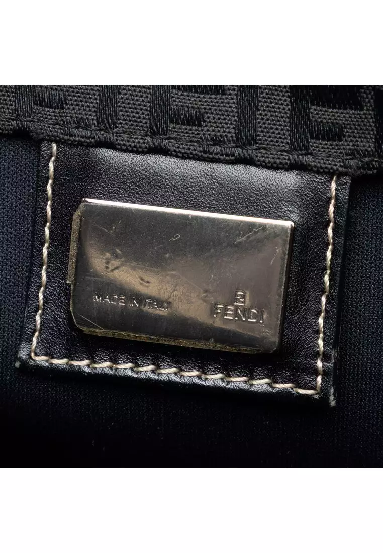 Pre-Loved Fendi Zucchino Canvas Tote