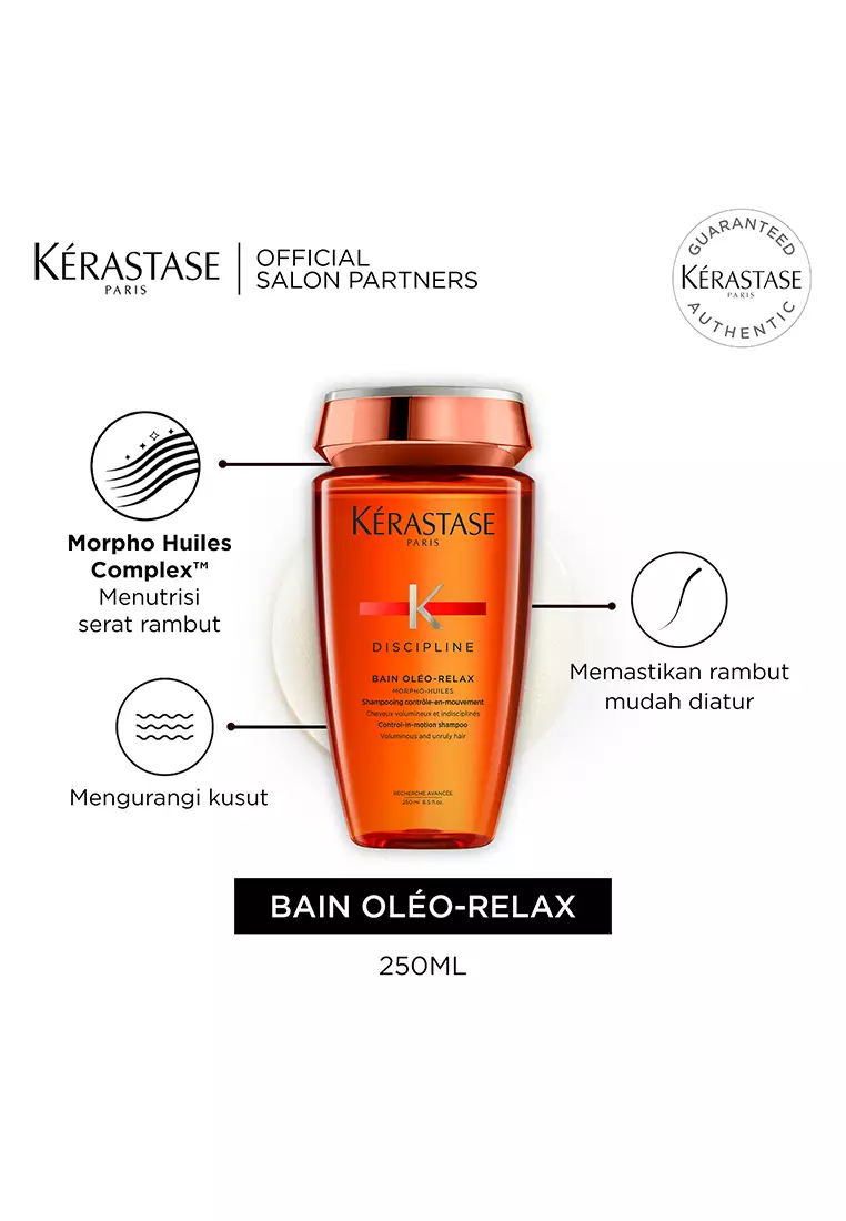 Kerastase Bain Oleo-Relax 250ml Shampoo Rambut Sulit Diatur