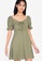 ZALORA BASICS green Sweetheart Neckline Mini Dress 08EC9AA506C059GS_7