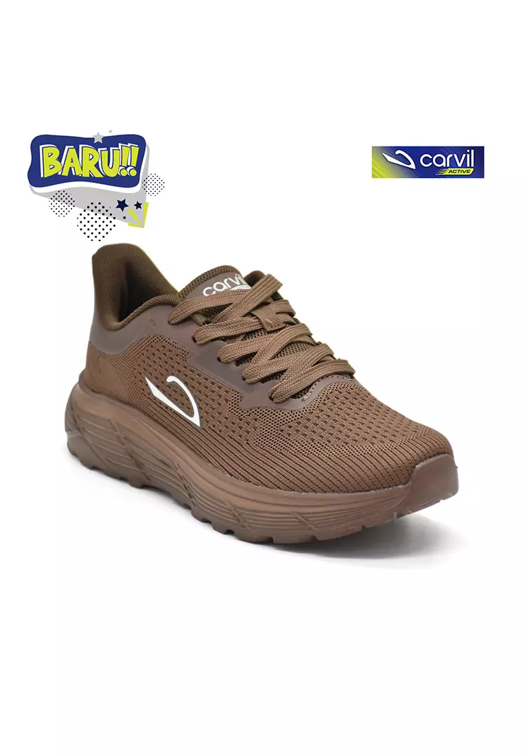 Carvil Sepatu Pria Lineal-SM Dark Brown